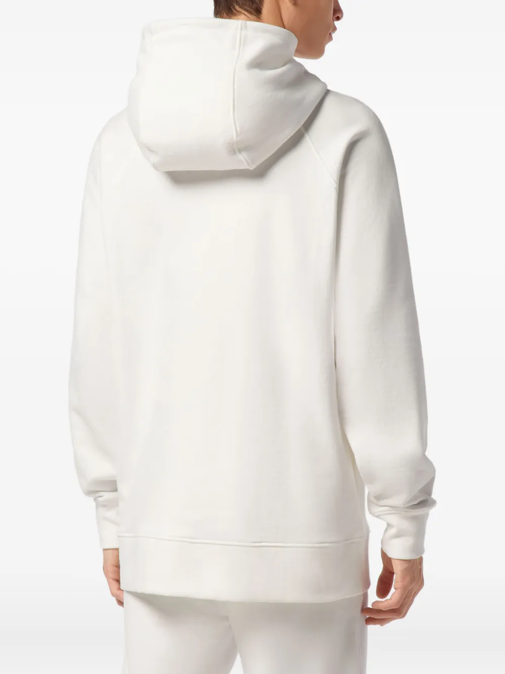 Philipp Plein logo-patch hoodie Beige