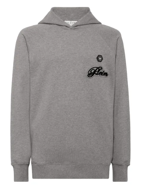 Philipp Plein logo-patch hoodie