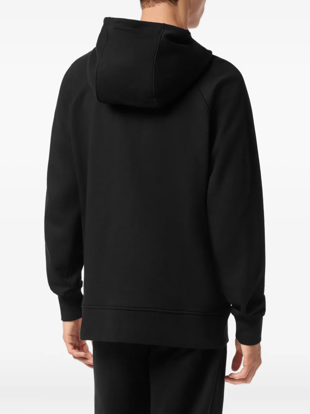 Philipp Plein Hoodie met logopatch Zwart