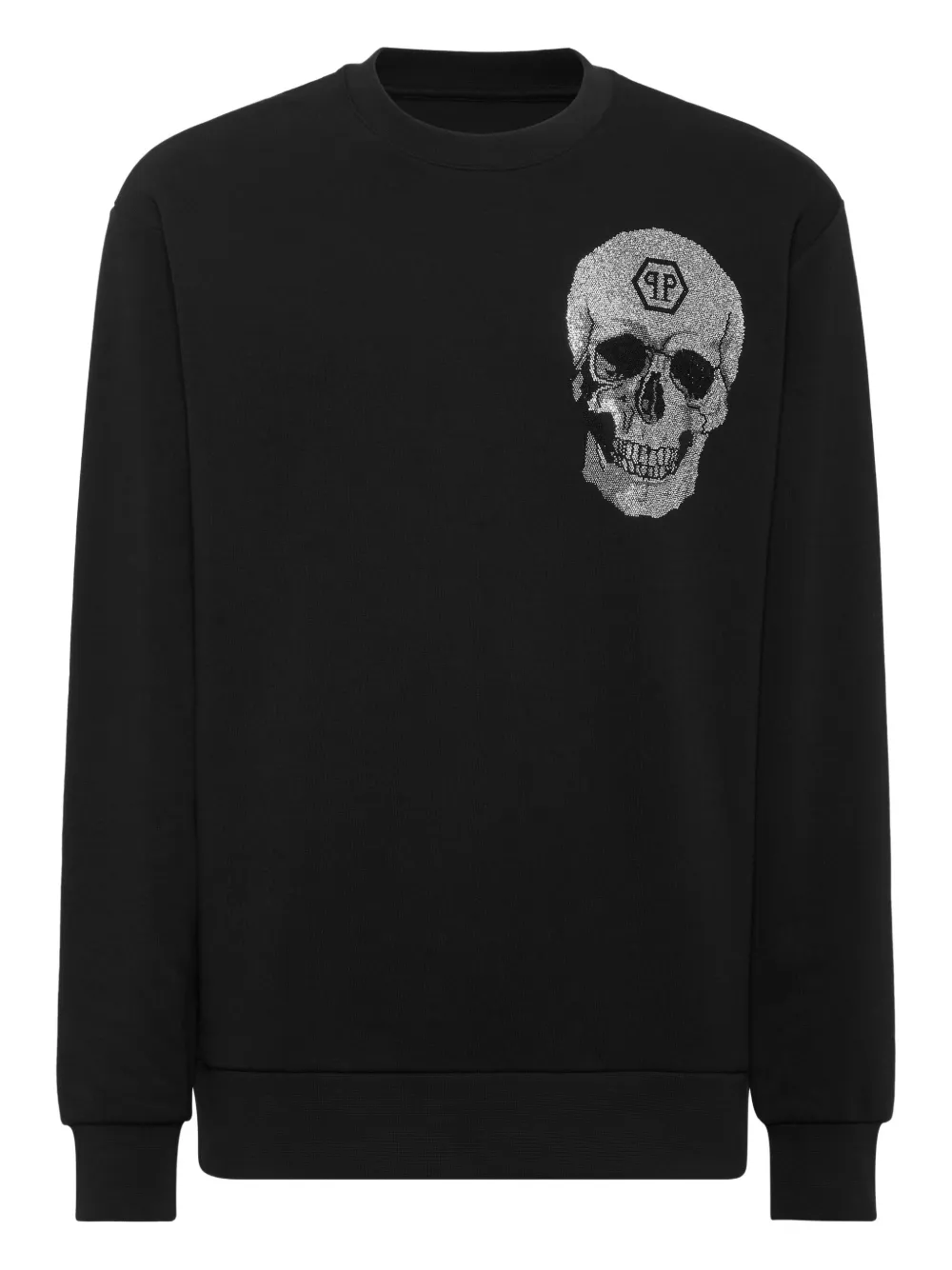 Philipp Plein crystal-embellished sweatshirt Zwart