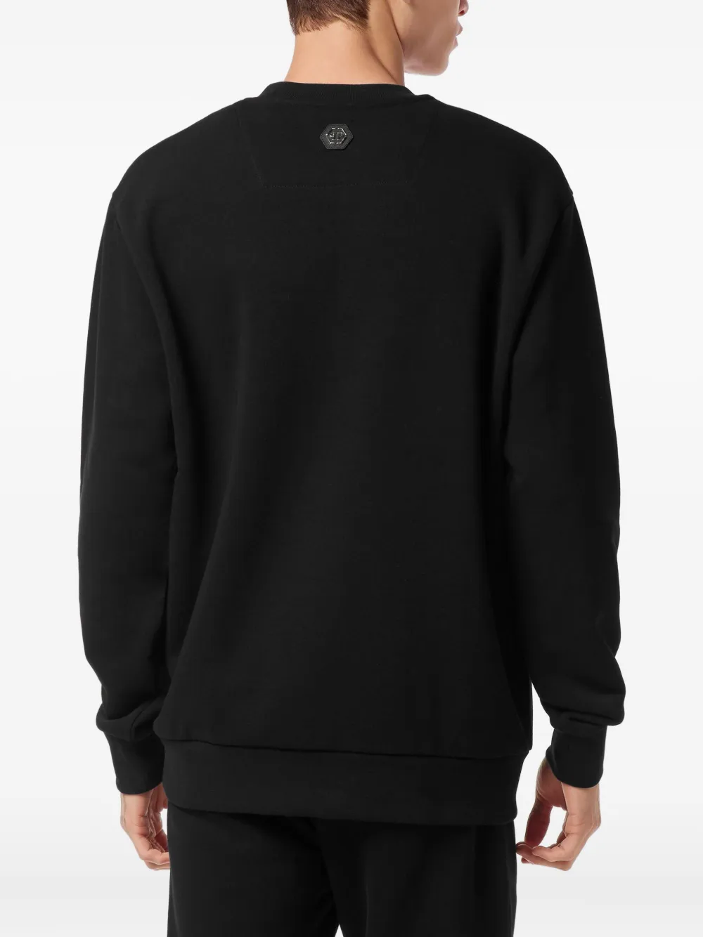 Philipp Plein crystal-embellished sweatshirt Zwart