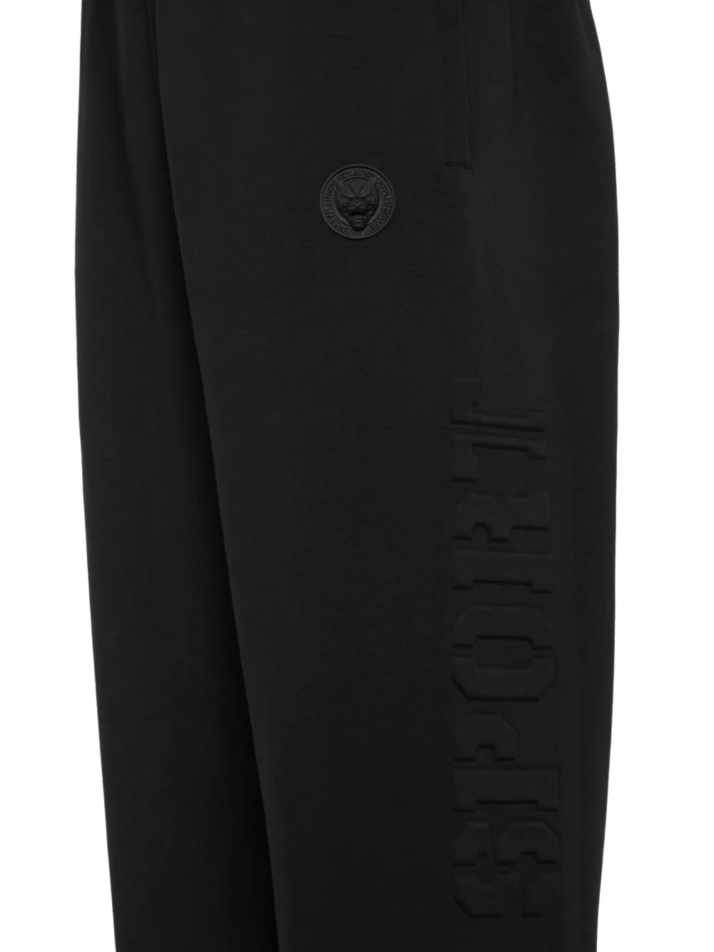 Plein Sport Joggingbroek met logo-reliëf Zwart