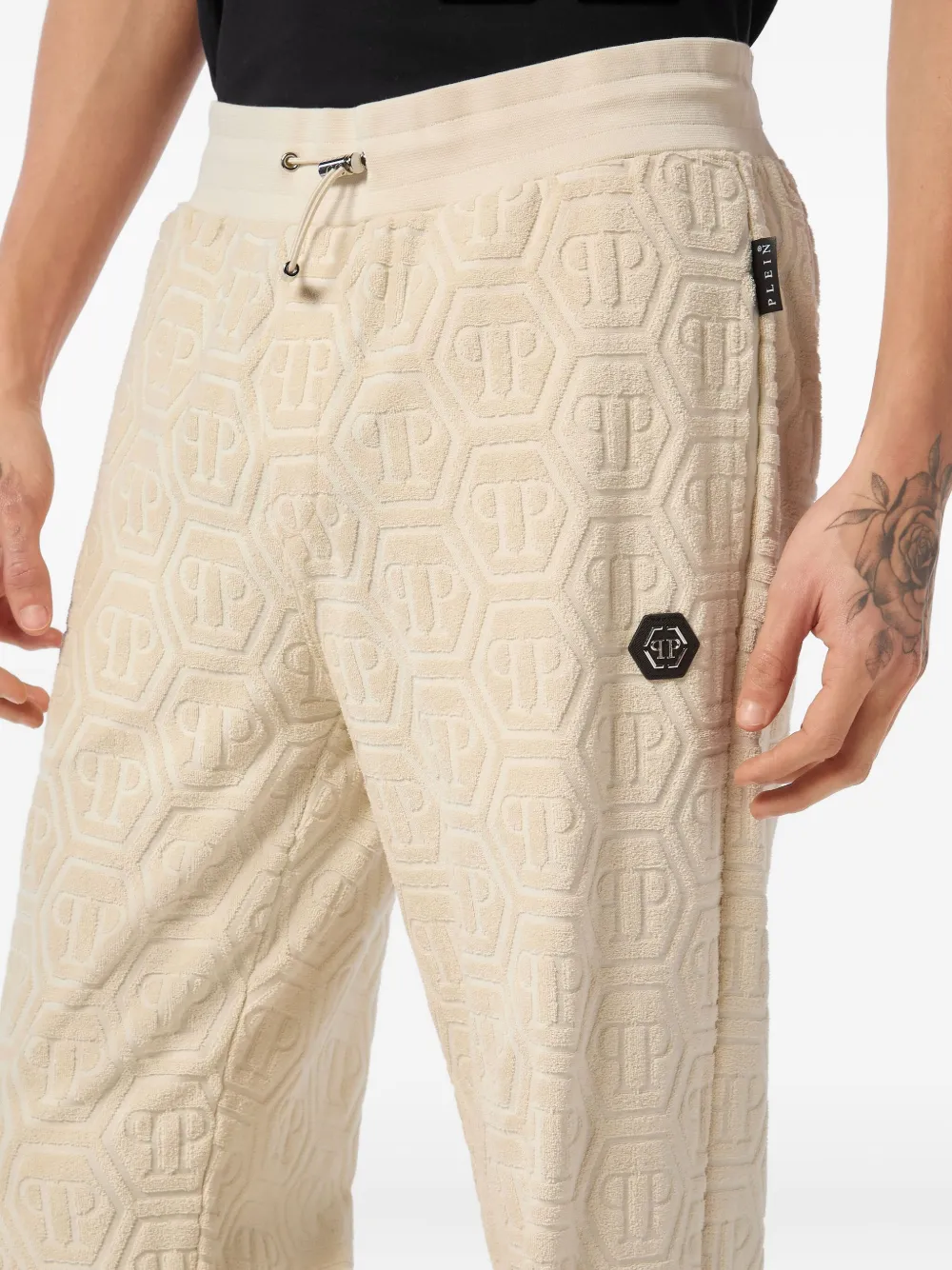Philipp Plein Straight broek Beige