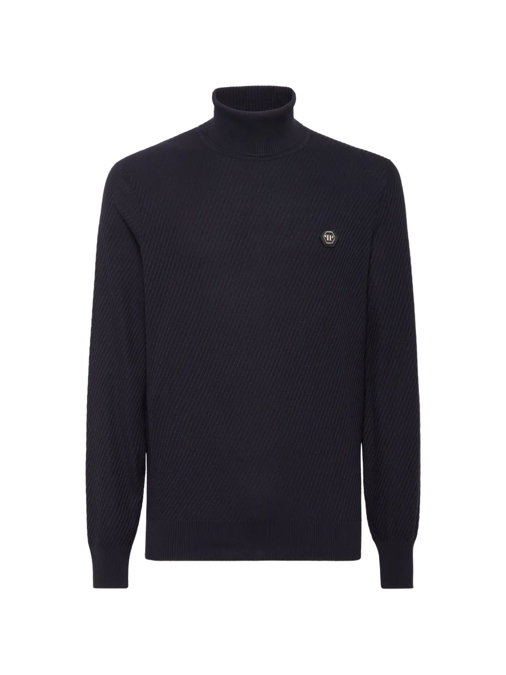 Philipp Plein logo-patch sweater - Nero