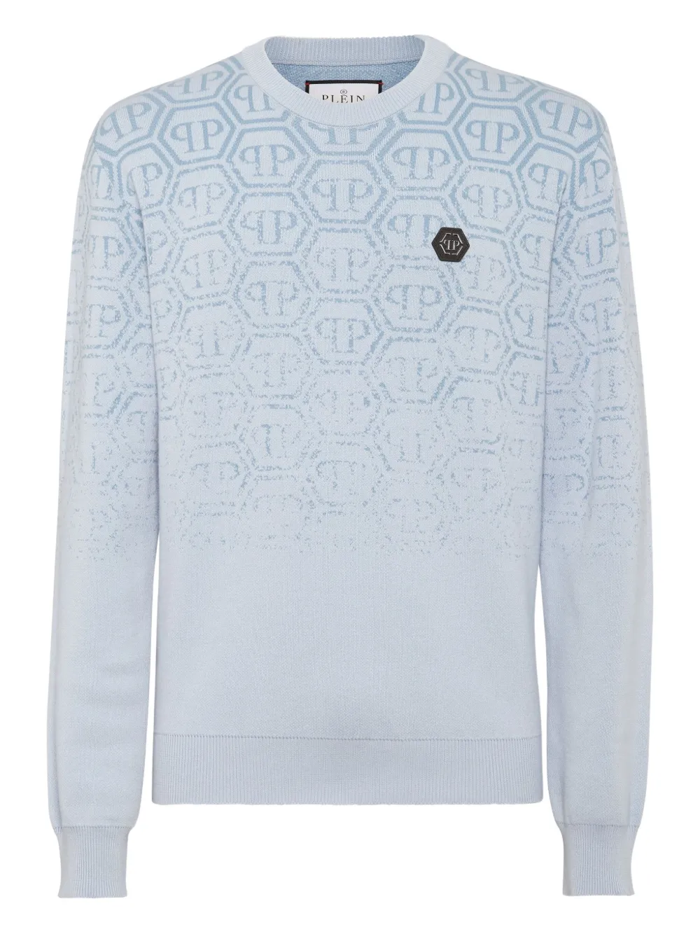 Philipp Plein monogram sweater Blauw