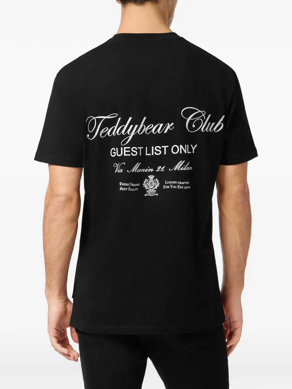 Philipp Plein T-shirt met teddybeerprint Zwart