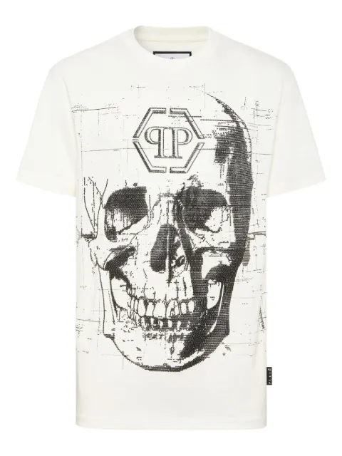 Philipp Plein skull-embellished T-shirt