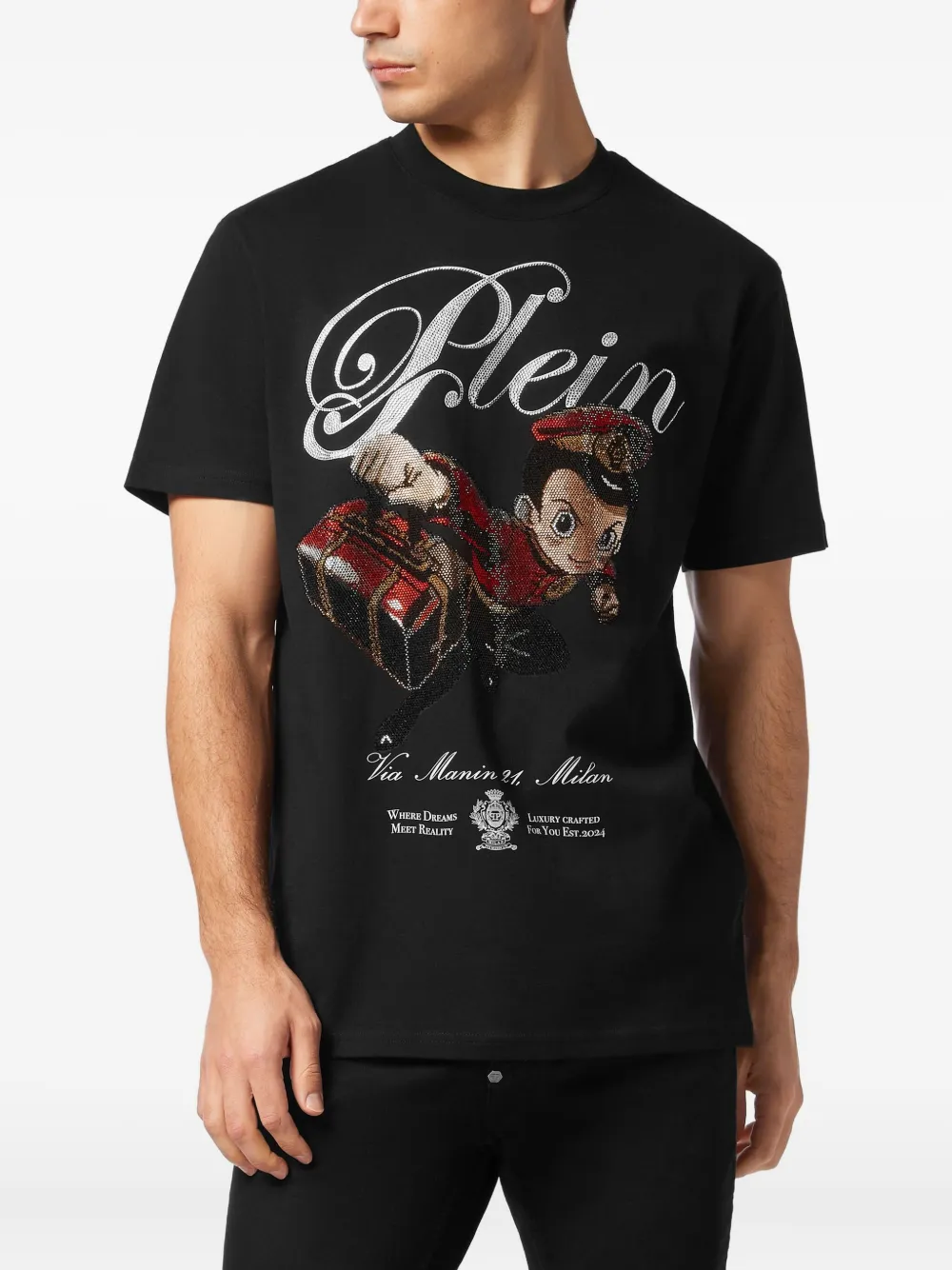 Philipp Plein crystal-embellished T-shirt | T-Shirts | Image 2