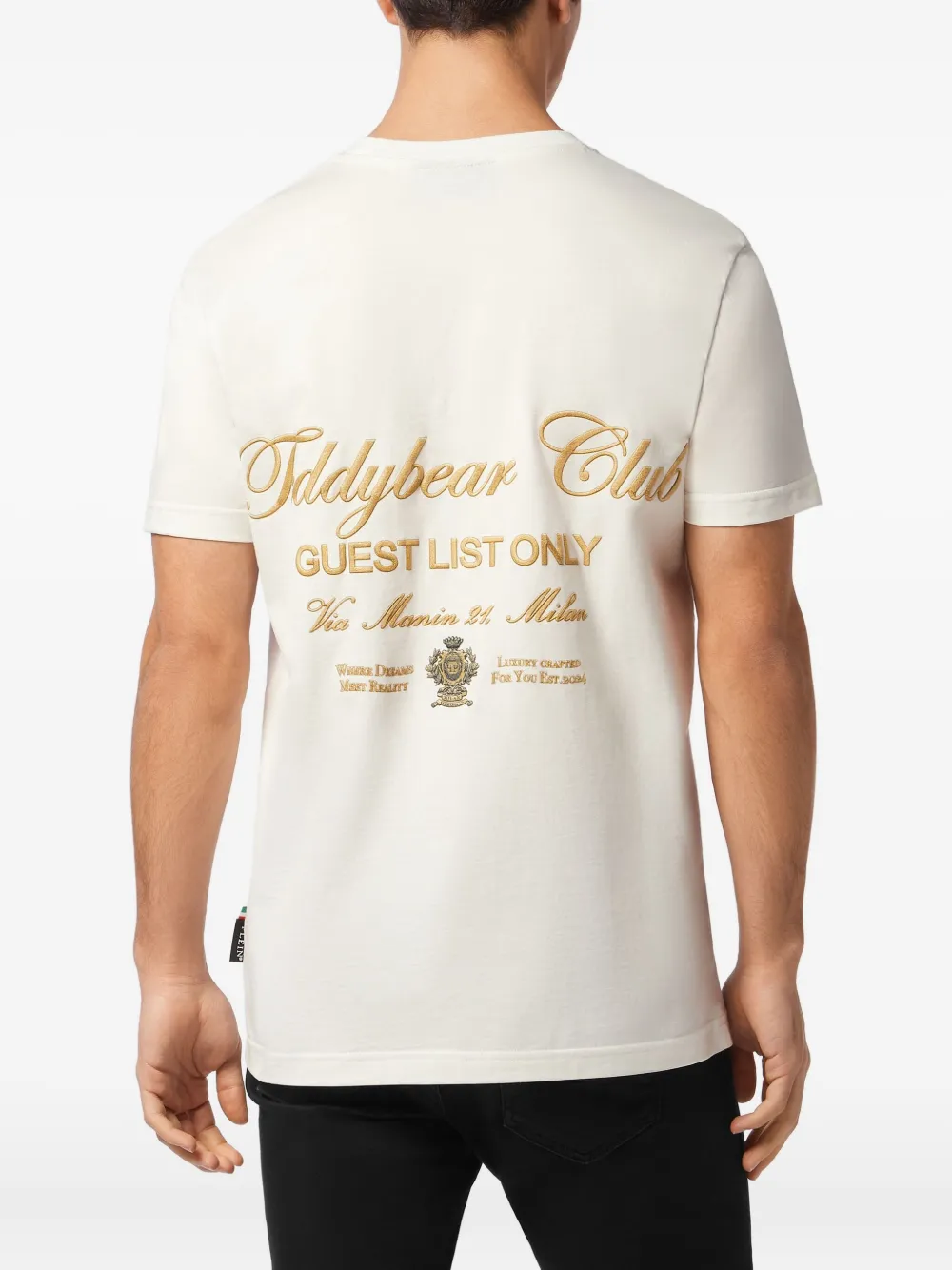 Philipp Plein Teddy Doorman T-shirt Wit