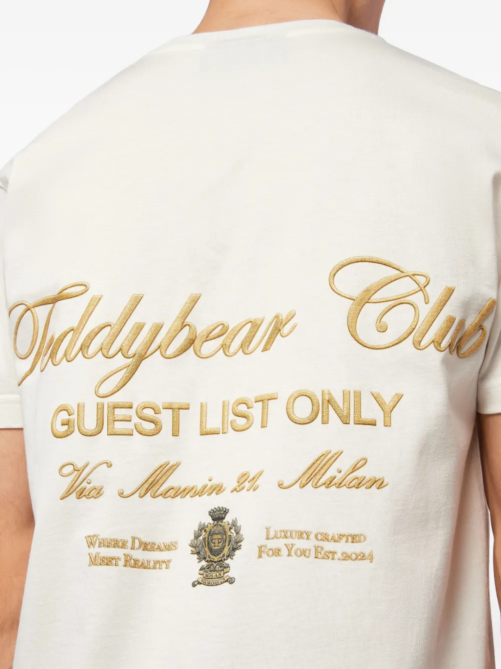 Philipp Plein Teddy Doorman T-shirt Wit