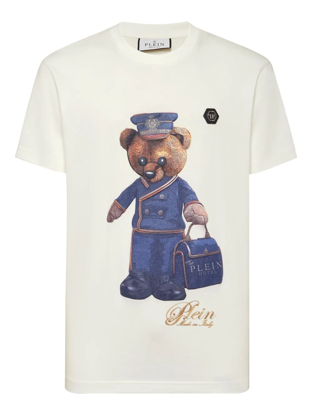 Philipp Plein Teddy Doorman T-shirt Wit