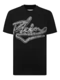 Philipp Plein sequin-embellished round-neck T-shirt - Black
