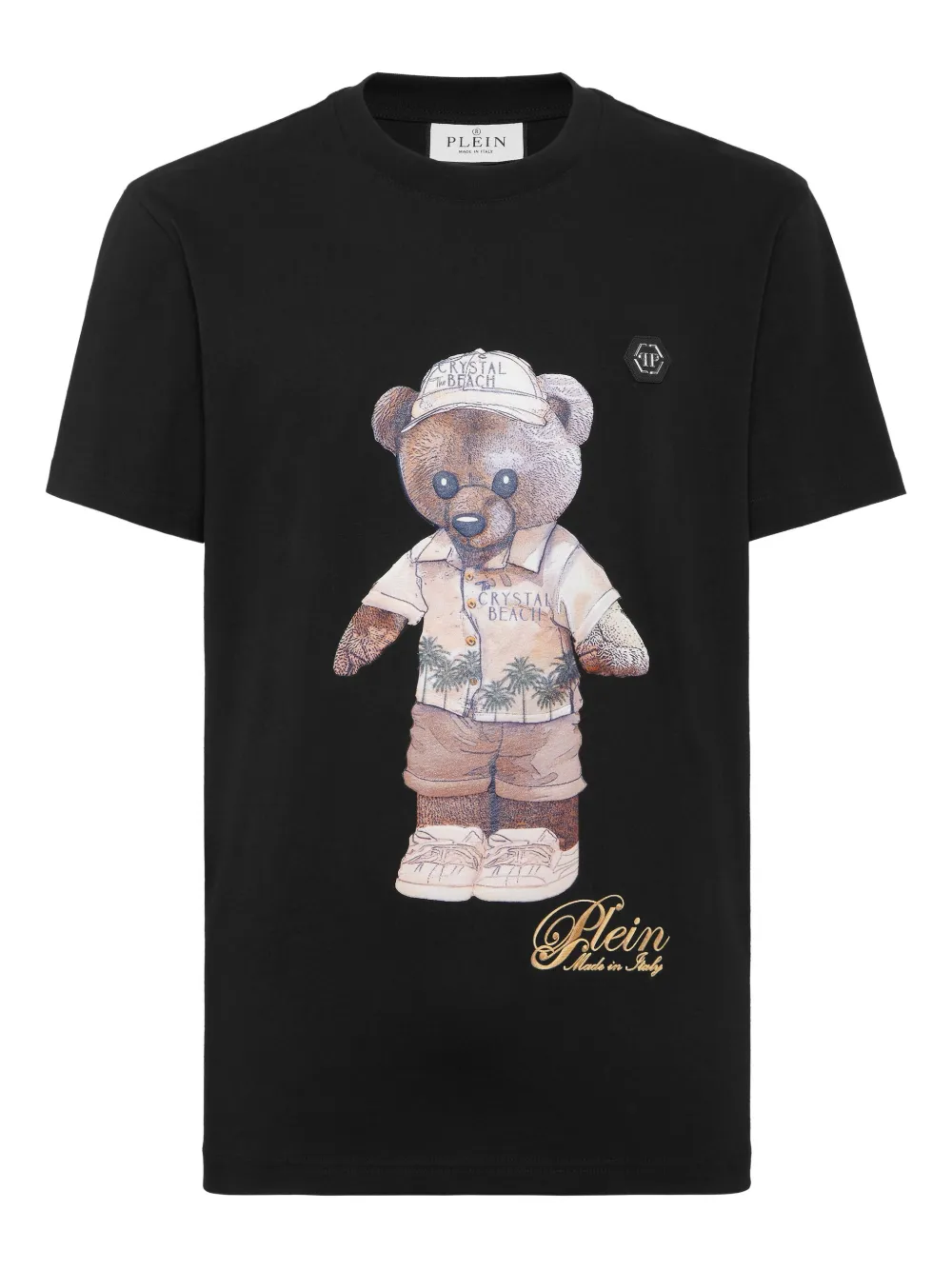Philipp Plein teddy bear-print T-shirt Zwart