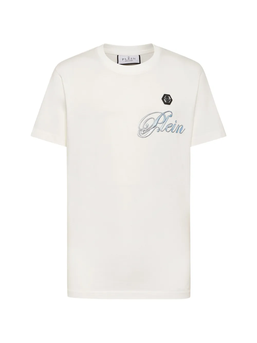 Philipp Plein skull-print cotton T-shirt - Bianco