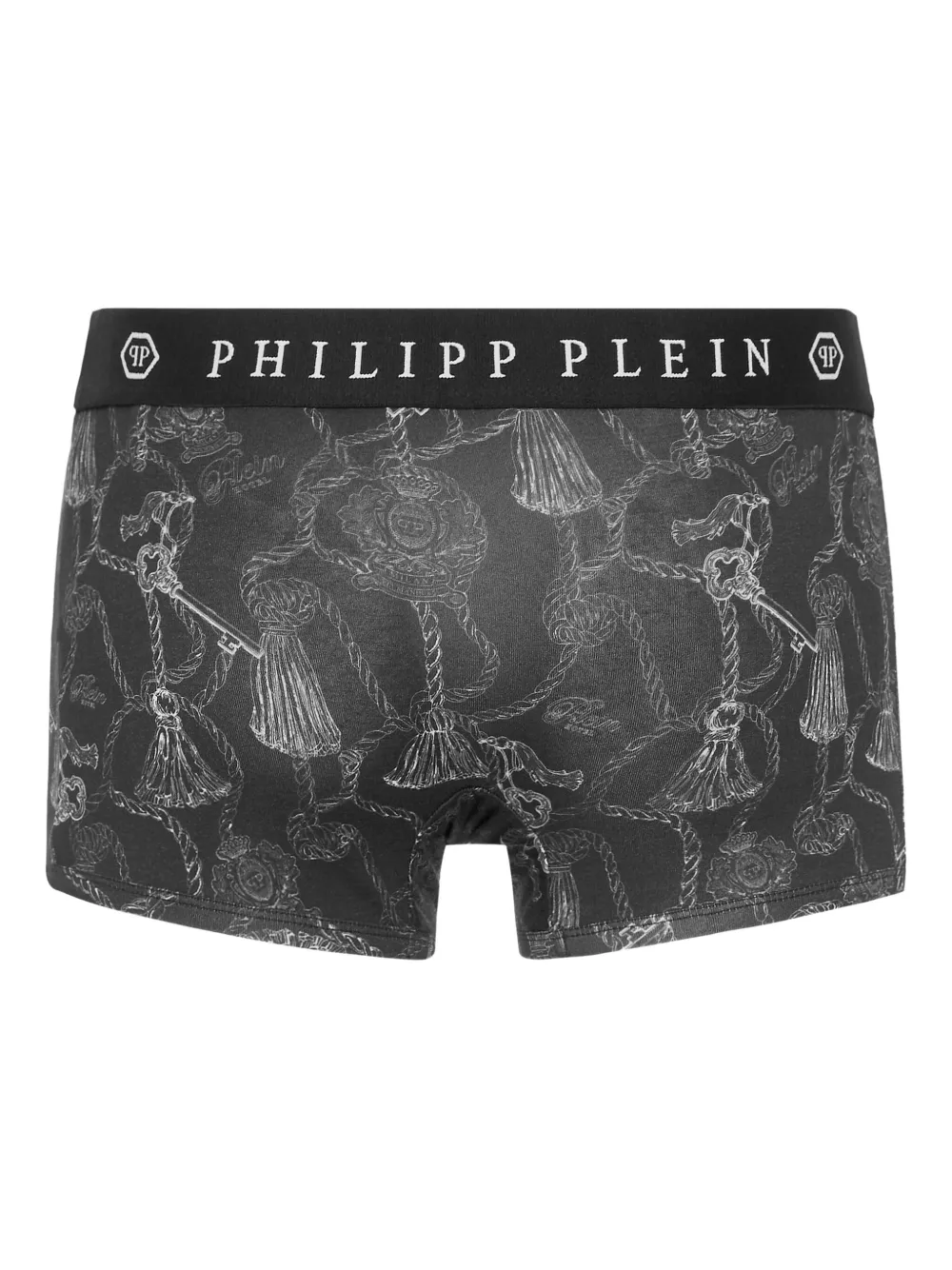 Philipp Plein Boxershorts met kwastjes "02 black"