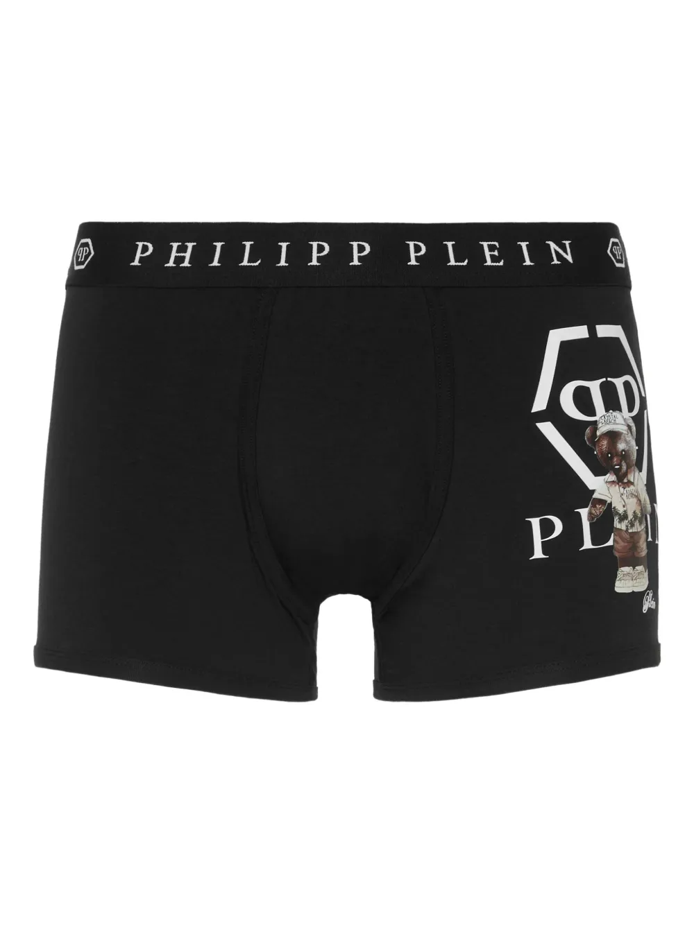 Philipp Plein Boxershorts met teddybeerprint Zwart
