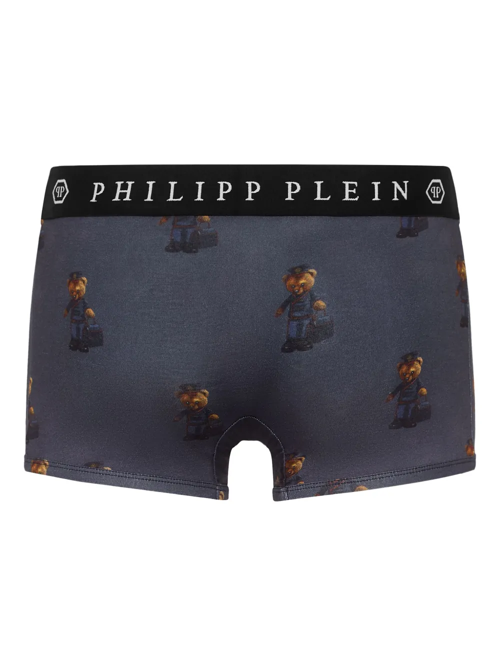 Philipp Plein Boxershorts met teddybeerprint Blauw