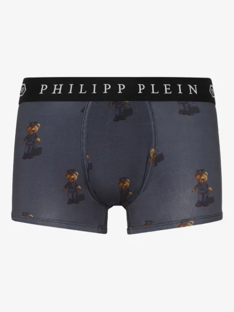 Philipp Plein boxer à imprimé Teddy Bear