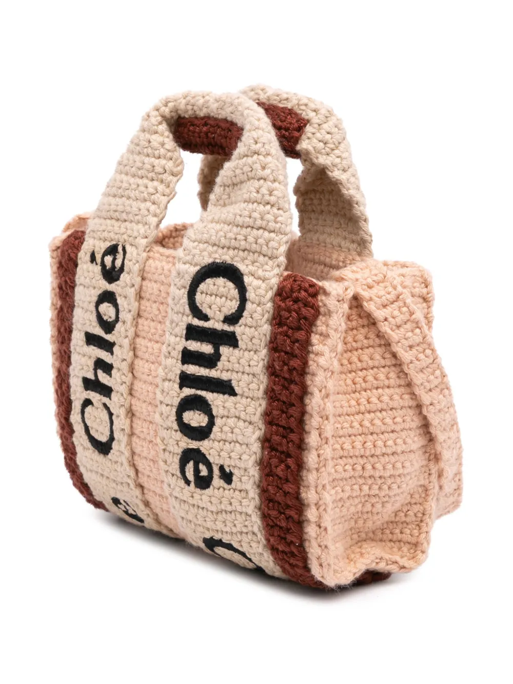 Pre-owned Chloé 2002-2024 Mini Crochet Woody Satchel