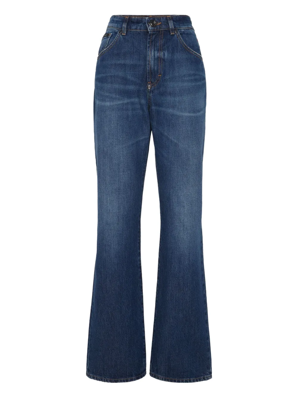 Philipp Plein Jeans met vijf zakken Blauw