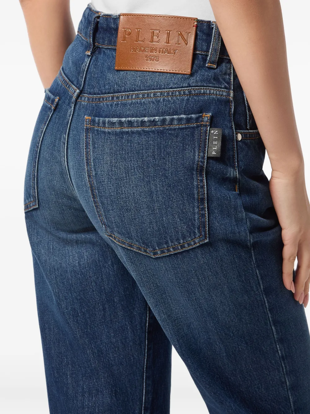 Philipp Plein Jeans met vijf zakken Blauw