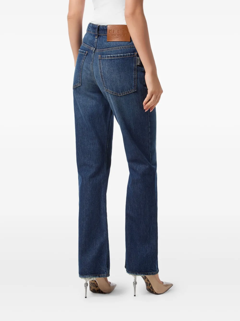 Philipp Plein Jeans met vijf zakken Blauw