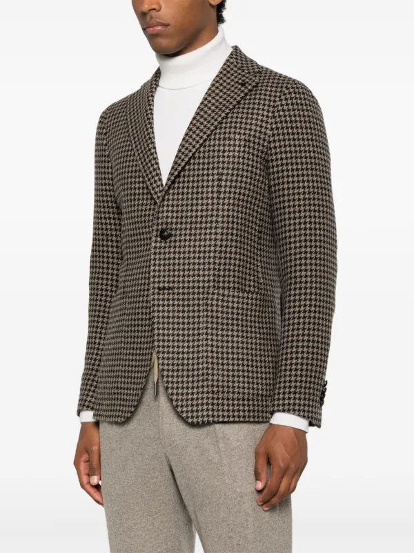 Tagliatore ハウンドトゥース ジャケット | ブラック | FARFETCH JP