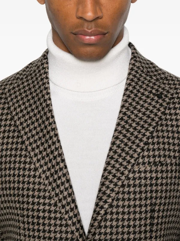 Tagliatore ハウンドトゥース ジャケット | ブラック | FARFETCH JP
