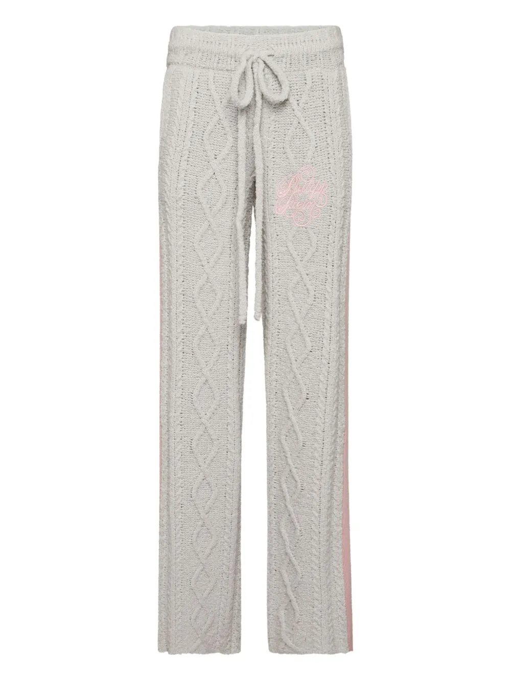 Philipp Plein Joggingshorts mit Zopfmuster - Grau