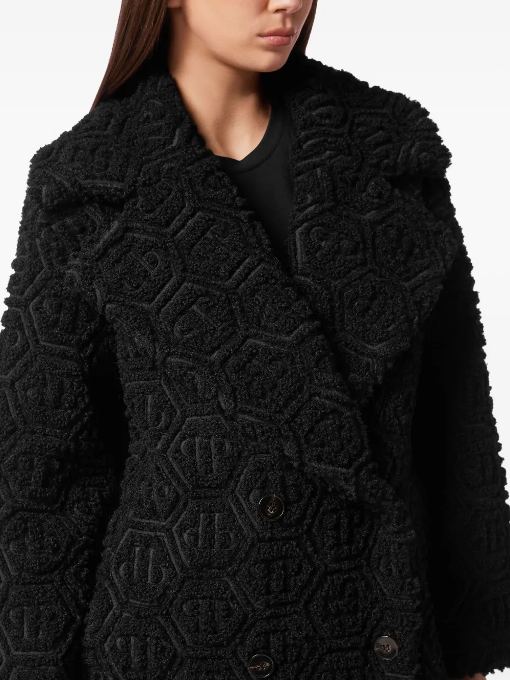 Philipp Plein Jas met monogram Zwart