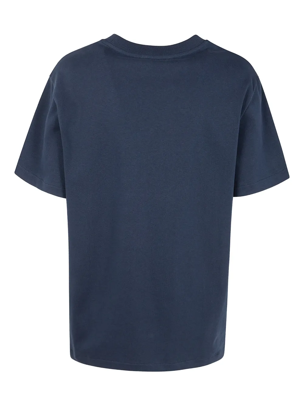 A.P.C. Katoenen T-shirt met geborduurd logo Blauw