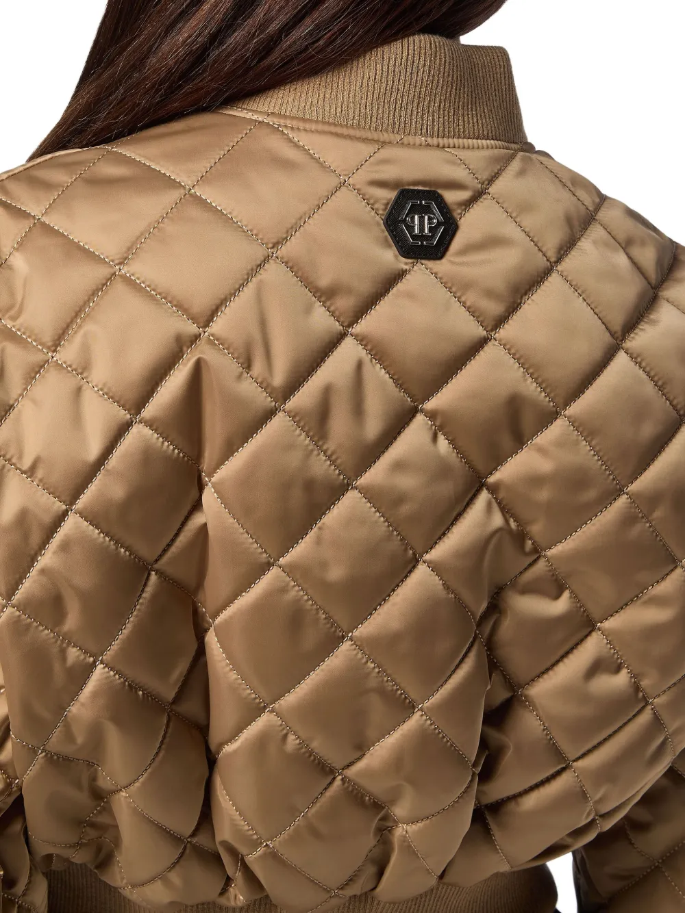 Philipp Plein Gewatteerd jack Beige