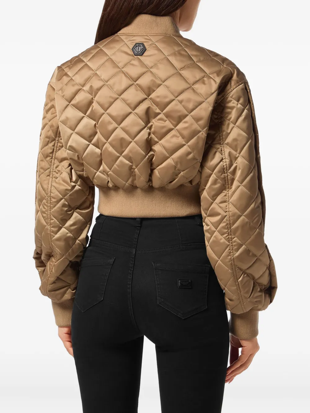 Philipp Plein Gewatteerd jack Beige