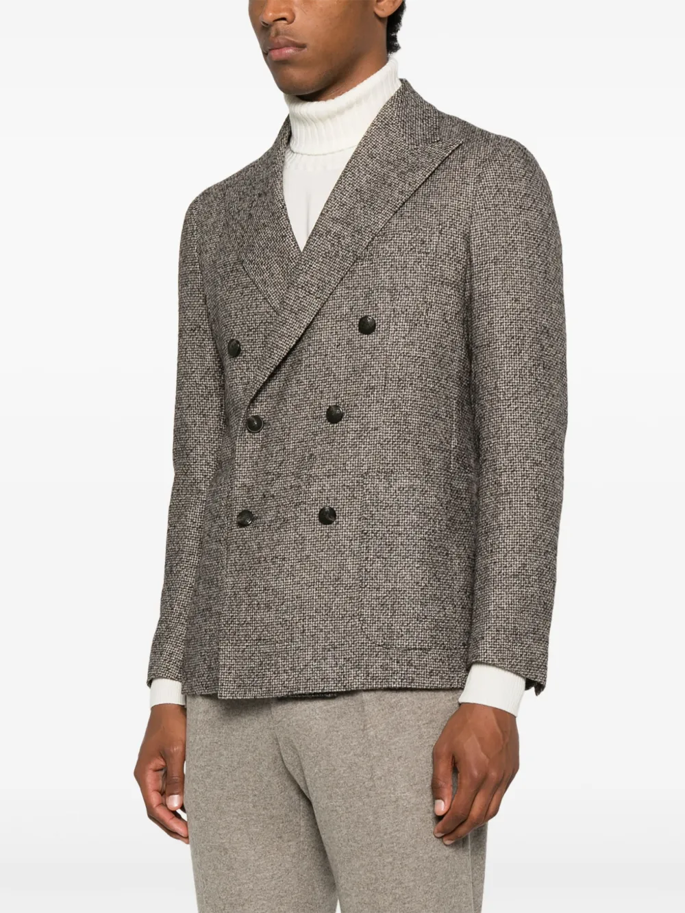 Shop Tagliatore Double-breasted Blazer