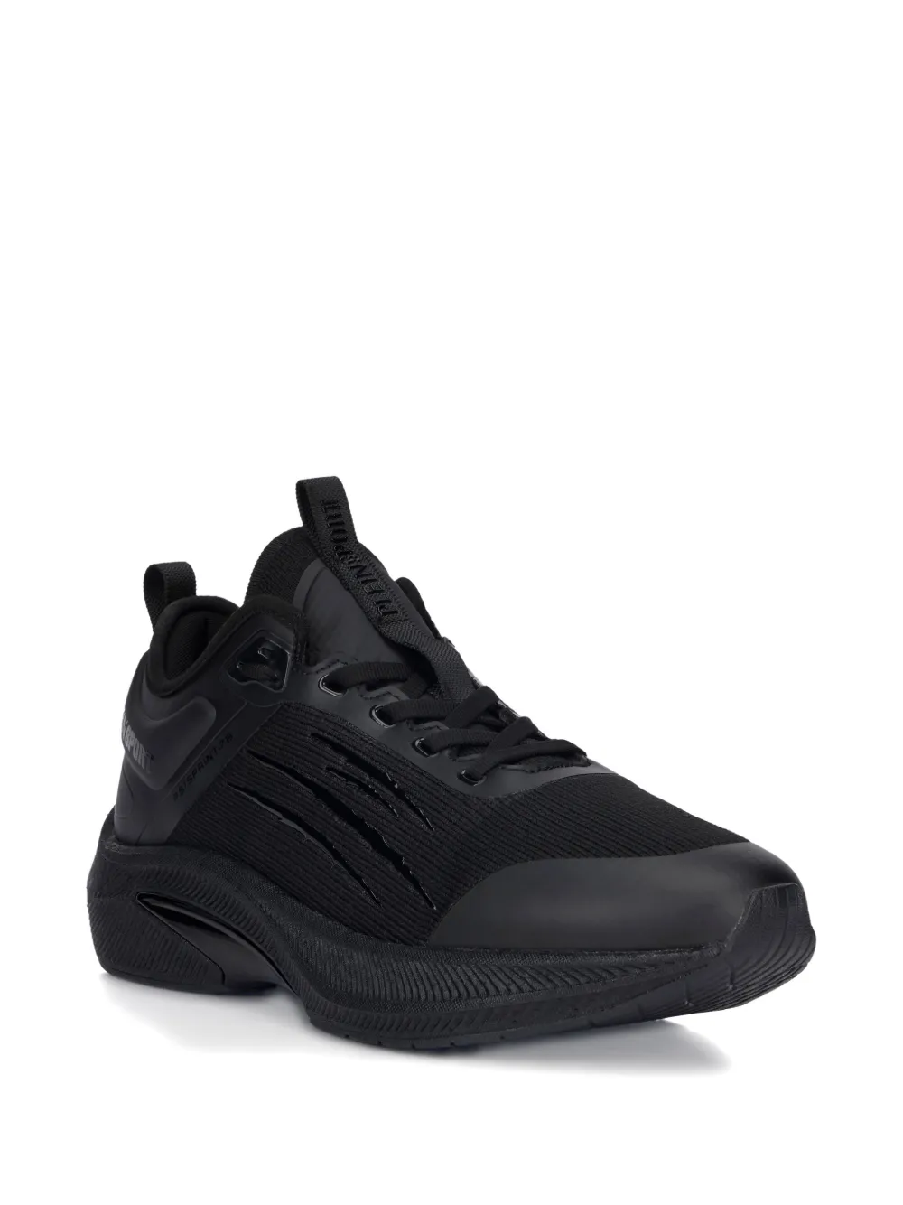 Plein Sport Logo-detail Sneakers In Black