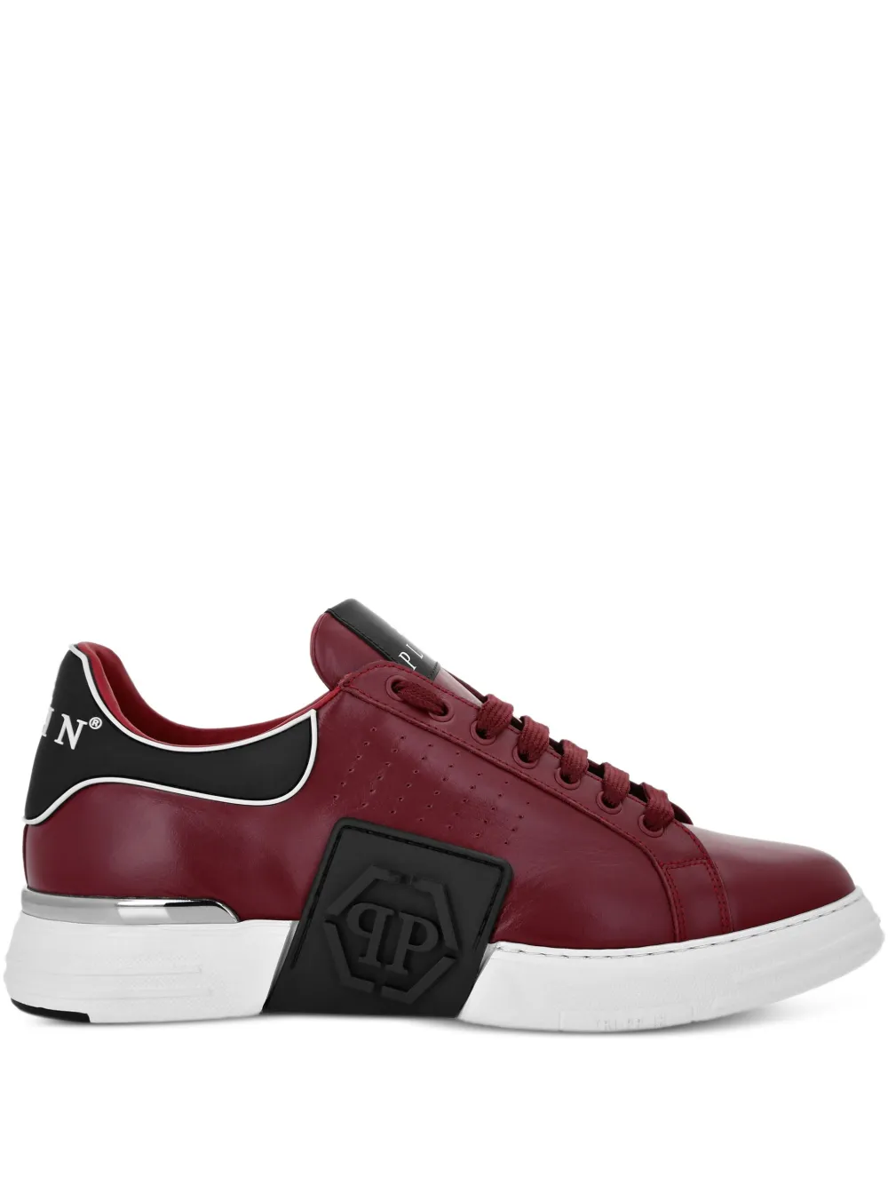 Philipp Plein Phantom lace-up sneakers Red