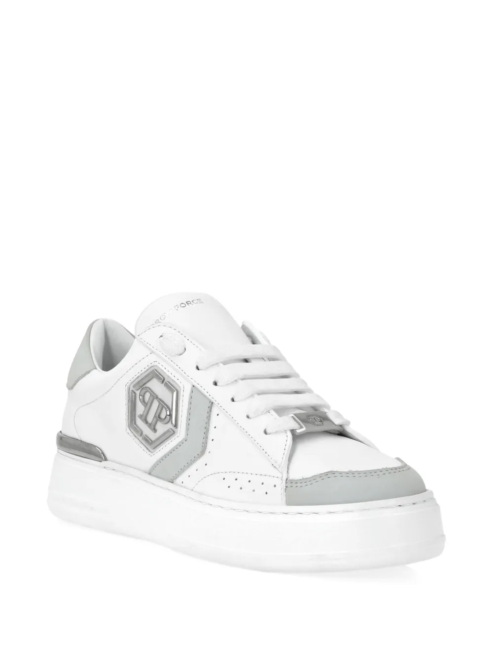 Philipp Plein Hexagon logo sneakers White