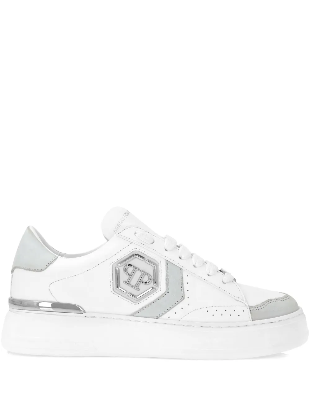 Philipp Plein Hexagon logo sneakers White