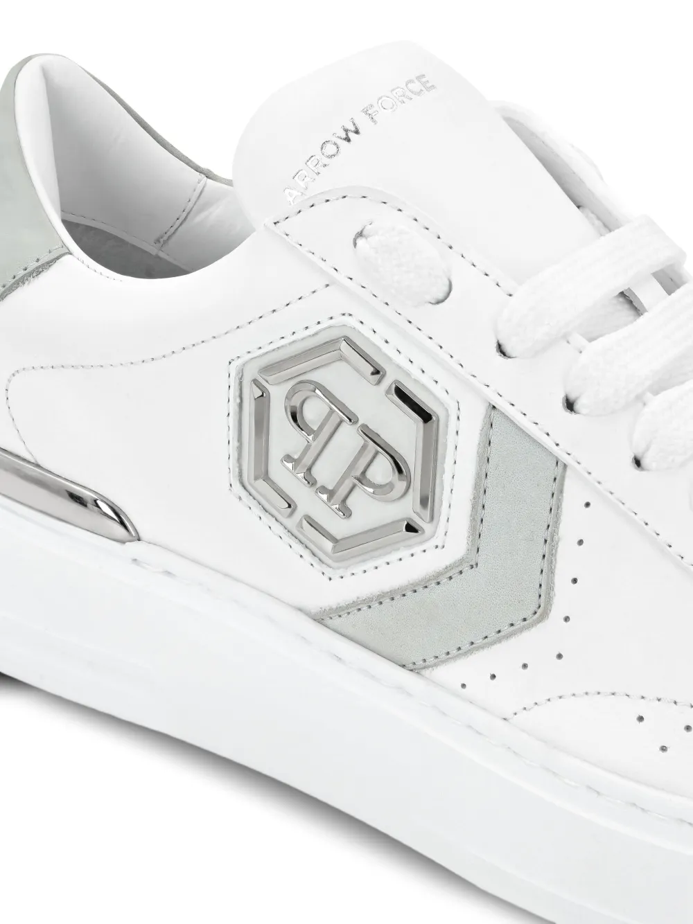 Philipp Plein Hexagon logo sneakers White