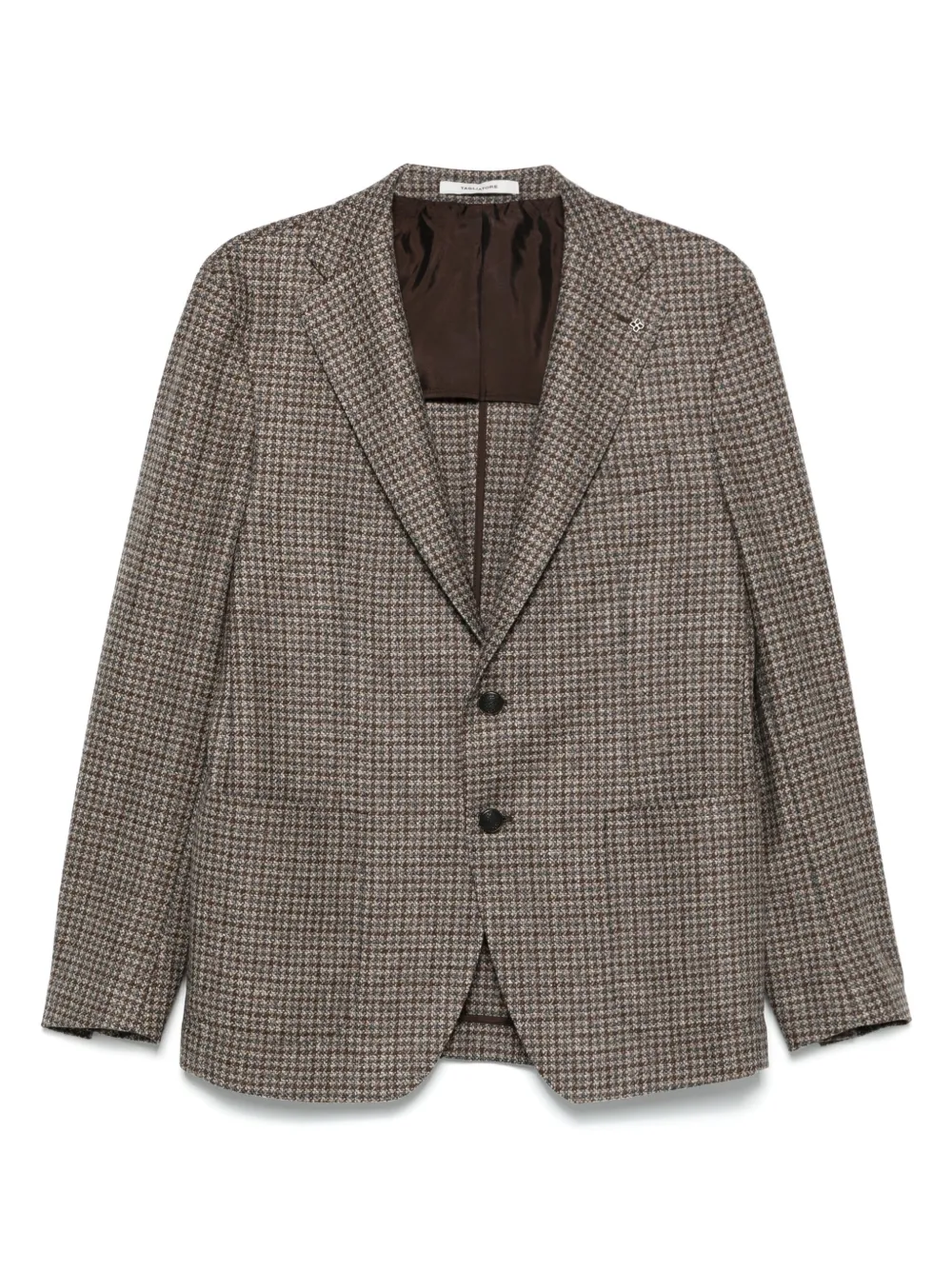 Tagliatore Geruite blazer Beige