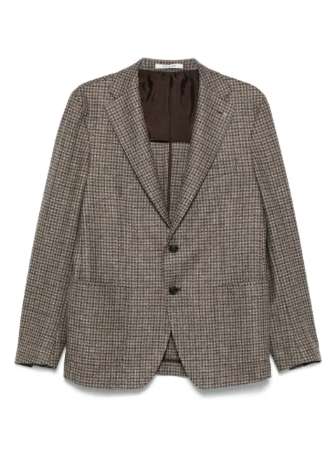 Tagliatore check-print blazer