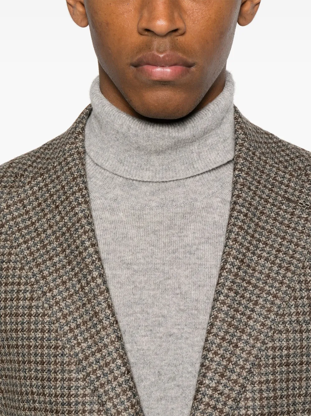 Shop Tagliatore Check-print Blazer