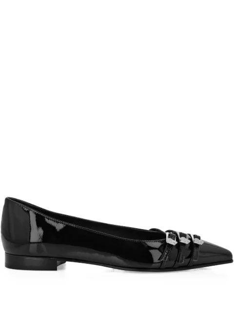 Philipp Plein multi-strap ballet flats