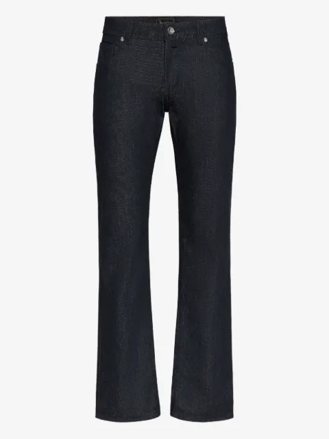 Billionaire five-pocket logo jeans