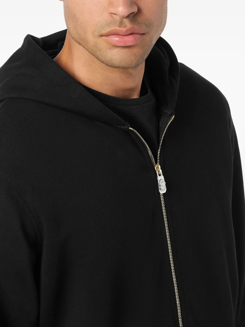 Billionaire Lion-print Zip-up Hoodie In Multi