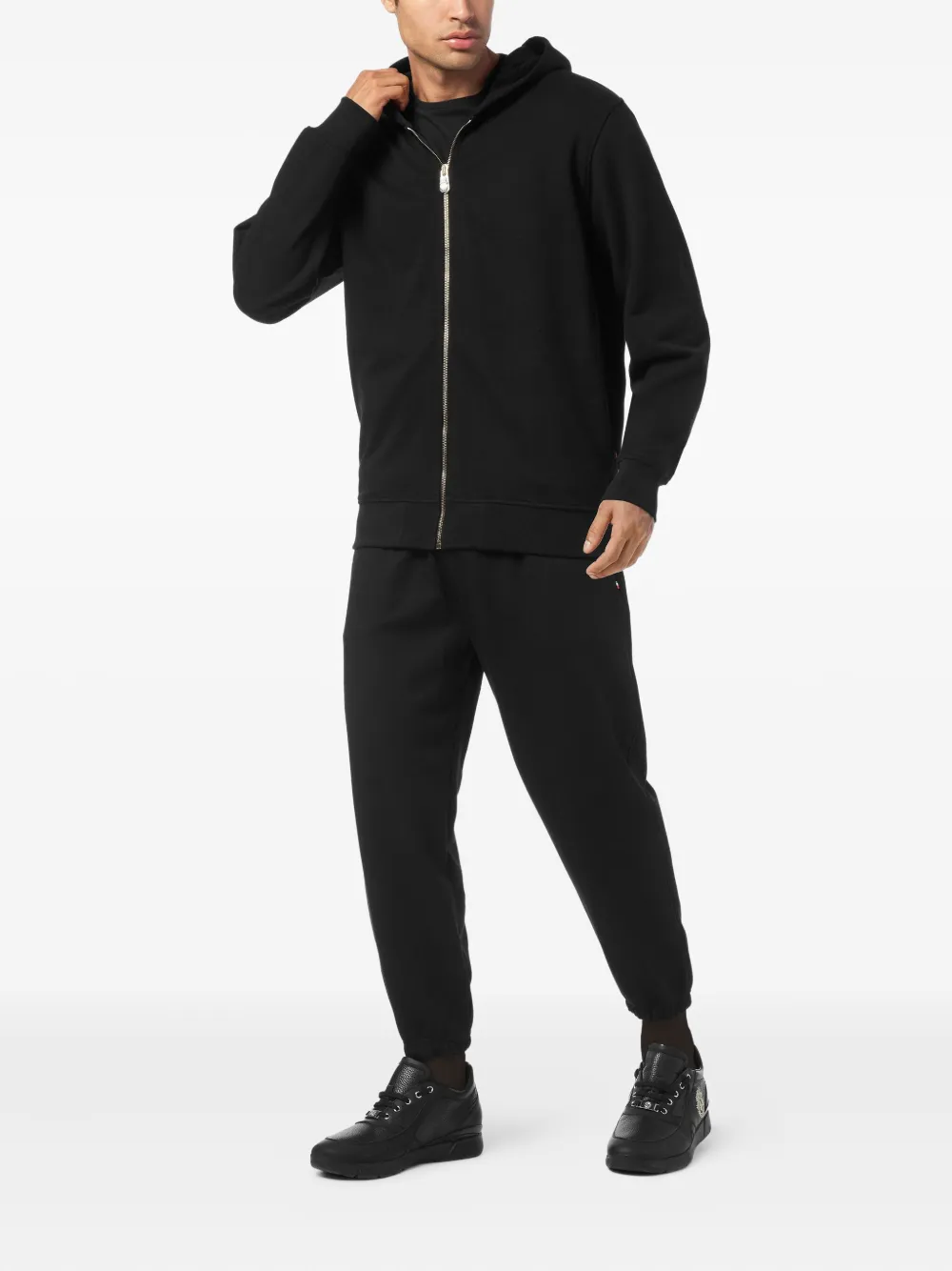 Billionaire Lion-print Zip-up Hoodie In Multi