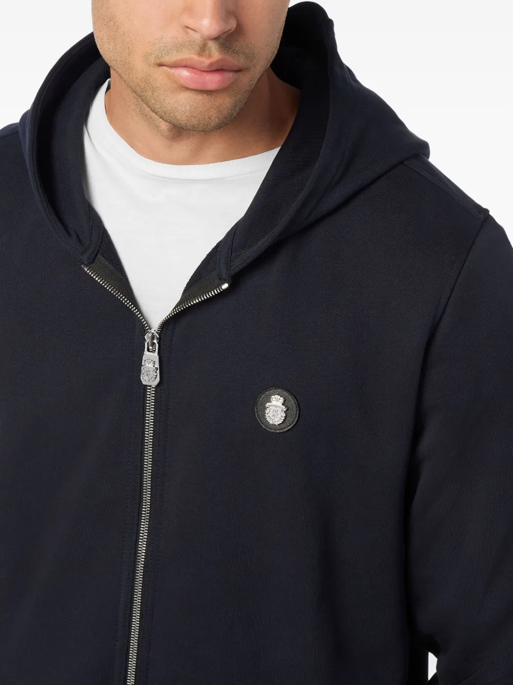 Billionaire Lion hoodie met rits Blauw