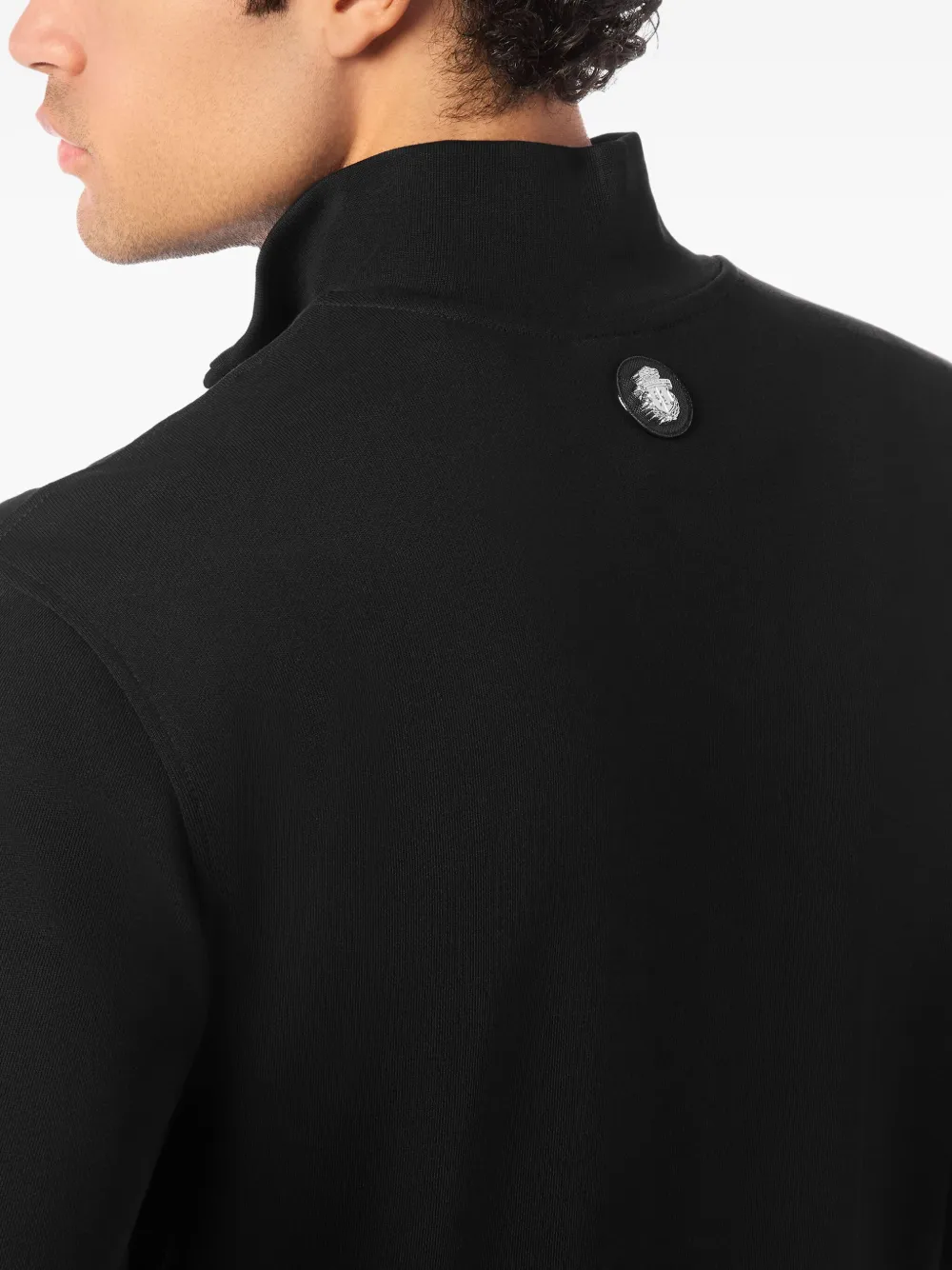 Billionaire Sweater met geborduurd logo Zwart