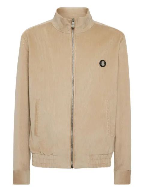 Billionaire corduroy zip-up bomber jacket