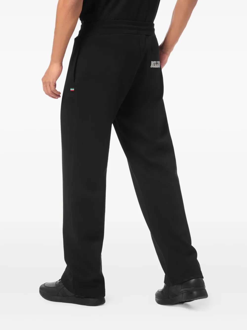  Billionaire Logo-embroidered Track Pants - Black 